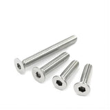 Tornillos de cabeza plana avellanada con hexágono interior y pernos Allen(16mm,M5 (20pcs))
