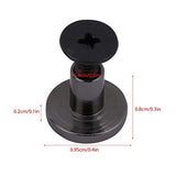 20 sets DIY Latón Cabeza Plana Correa Correa Remaches + Tornillo para Equipaje de Cuero Craft 5mm 8mm Remaches Correa Manija Bolsa Accesorios(8mm)
