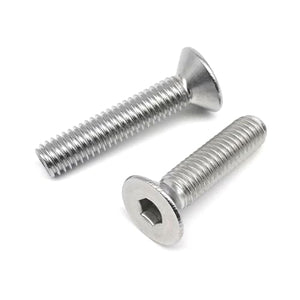 WQOTHHZR M1.6 304 A2 Hexagonal de Acero Inoxidable Cabeza con Conector Hexagonal Plano avellanado Allen Perno máquina para Tornillos Tornillos para carpintería