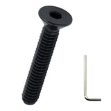 #10-24 x 1-1/2 Tornillos de cabeza plana negra