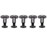 20 sets DIY Latón Cabeza Plana Correa Correa Remaches + Tornillo para Equipaje de Cuero Craft 5mm 8mm Remaches Correa Manija Bolsa Accesorios(8mm)