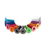20 tornillos planos M3 7075 de aleación de aluminio, tornillos Allen hexagonales, cabeza plana (negro, 10 mm)