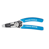 Klein Tools K12065CR - Pelacables/cortador/crimpadora herramienta para cortar, pelar, prensar, torcer (8-18 AWG sólido, 10-20 AWG trenzado)