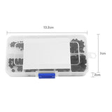 FTVOGUE 240 Surtido de tornillos de cabeza hexagonal Juego de caja de tornillos sin cabeza DIN916 M3-M8
