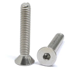 iexcell - Juego de tornillos de cabeza plana de acero inoxidable 304 de 5/16-18 x 1-7/8 pulgadas
