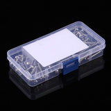 Tornillos de Cabeza Hueca 170 Piezas de Acero Inoxidable M4 SS304 Tornillos de Cabeza Hueca Hexagonal Tornillos y Tuercas Conjunto Surtido Con Estuche de Almacenamiento Para Electrodomésticos de Ofic