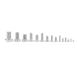 Surtido de Tuercas y Tornillos de Acero Inoxidable 250PCS, M2 / M2.5 / M3 / M4 / M5 / M6 / M8 / M10 Cabezal de Cabeza Hexagonal Tornillos Tornillos Kit de Surtido para Portátil /
