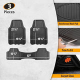 Armor All - , 4 piezas para todas las estaciones, negro