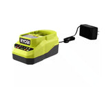 Ryobi One+ Batería de iones de litio de 18 V y kit de cargador, rendimiento de clima extremo, carga rápida menos de 1 hora
