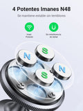 UGREEN Soporte Magnético Celular para Auto, Base Porta de Automóvil con Adhesivo 3M, Rotación de 360° para iPhone16 15 14 13Pro, Galaxy S24 S23 S22, 3.5-7''