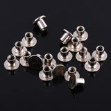 Tornillos de Níquel de 200 Piezas, Remaches de Uñas de Chicago, álbum de Fotos, Artesanía de Cuero M5x6mm 500 4, Tornillos de Chicago de 6mm, Remaches de Cuero de Doble Tapa,