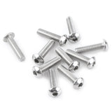 Tornillos de Cabeza Hueca 170 Piezas de Acero Inoxidable M4 SS304 Tornillos de Cabeza Hueca Hexagonal Tornillos y Tuercas Conjunto Surtido Con Estuche de Almacenamiento Para Electrodomésticos de Ofic