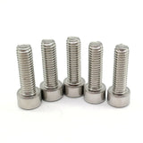 Aolity Mdingbao-Pernos Hexagonales Tornillos de Cabeza M2 M2.5 M3 M4 M5 M6 SUS304 Tornillos de Cabeza Hexagonal de Acero Inoxidable Torx Fuerte Resistencia al Desgaste (Size : M5x10 (20pcs))