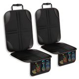 ADILIKADII Protector de Asiento de Coche 2Pzs, Funda Protectora para Silla de Coche Infantil con Bolsa de Almacenamiento, Tela 600D Antideslizante Fácil de Limpiar Impermeable para SUV Sedán Automovil
