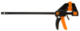 WEN CLR122 Abrazaderas y esparcidores de barra de acero resistentes de 12 pulgadas con garganta de 2.3 pulgadas, paquete de dos, negro