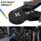WOZOBUY Juego de Crimpadora de Alambre,Pinza Ponchadora De Terminales Pinzas Pelacables 2000Pcs 0.25-10mm²Terminales para Cables Eléctricos,Crimpadora de Ferrules