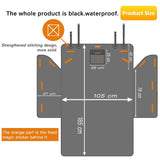 Alfheim - Protector de cajuela de auto, antideslizante, impermeable, para asiento trasero de perro, duradera, lavable, universal, para auto, camión, SUV (negro)