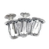 30 Piezas Remaches de Pétalo Tuerca Perno de Expansión Herramienta Tornillos de Tubo de Expansión Tuercas de Fijación para Anclaje de Tornillo de, remachadora de tuercas, M4x25