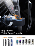 AINOPE Soporte Celular Auto, [Ganchos Metálicos Más Sólidos] Porta Celular para Auto, Soporte Rejillas Ventilación, Compatible con iPhone 16 15 14 Pro MAX Plus, Motorola, Xiaomi, Galaxy S24 S23 Ultra