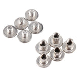 Tornillos de Níquel de 200 Piezas, Remaches de Uñas de Chicago, álbum de Fotos, Artesanía de Cuero M5x6mm 500 4, Tornillos de Chicago de 6mm, Remaches de Cuero de Doble Tapa,