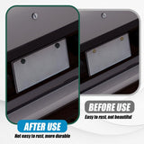 Kits de tornillos antirrobo, kit de placa de matrícula resistente a manipulaciones, tornillos de seguridad de 1/4 pulgadas (M6), kit de sujetadores de acero inoxidable a prueba de óxido para montaje
