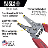 Klein Tools 11046 Peladora / Cortadora de Cable de 16 - 26 AWG cable