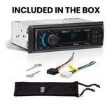 Boss Audio Systems Receptor de Radio de Estado sólido Am/FM con Bluetooth y MP3