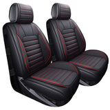 YIERTAI - Fundas de asiento de camión compatibles con Chevy Silverado GMC Sierra fit 2007-2025 1500/2500/3500HD Trail Boss Z71 Crew - Cubiertas de piel impermeables de doble cabina extendida (2 piezas