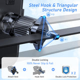 Blukar Soporte Celular Auto, Porta Celular Automóvil del Aire Ventilación con 2023 Upgraded Clip Estable, 360° Rotación, Liberación de un Botón, Soporte Movil Coche para Dispositivo de 4.0''-7.0''