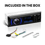 BOSS Audio 616UAB Reproductor multimedia sin mecanismo DIN único (sin CD ni DVD), receptor, Bluetooth