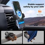 APPS2Car Soporte para Celular Automóvil 3 en 1 Potente Ventosa Porta Celular para Auto Parabrisas/Salpicadero/Ventilación Base Celular para iPhone, Samsung, Xiaomi Redmi, etc. para Fundas Gruesas