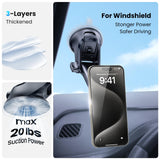 APPS2Car Soporte para Celular Automovil Magnético Parabrisas y Salpicadero Soporte para Celular Carro con Ventosa Potente Base Celular Auto para Samsung Galaxy, xiaomi, iPhone y Todos los Celulares