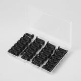 NIULUNBAO, Tornillos Hexagonales de Cabeza Plana, M6-1.0 x 60 mm, 25 Unidades, Negro, Acero Aleado Grado 10.9, Óxido Negro, Allen Hex Socket de 4 mm, Métrico Totalmente Roscado
