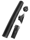 WEN - Kit de manguera flexible y esculpible para polvo de 4 pulgadas x 36 pulgadas, con acopladores y adaptadores