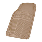BDK Universal Fit - Alfombrilla de hule para el piso, 4 unidades, resistente a todo tipo de condiciones meteorológicas, Beige
