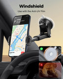 APPS2Car Soporte para Celular Automovil Parabrisas y Salpicadero Porta Celular para Auto con Ventosa Potente Base Soporte Celular Auto para Samsung Galaxy, Xiaomi, iPhone y Todos los Celulares
