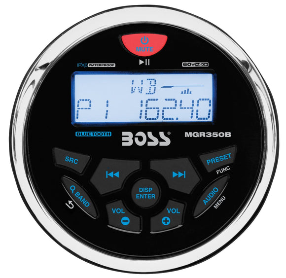 Boss Audio MCKGB350B.6 Marine Audio Player/Speaker Kit
