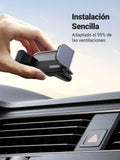 UGREEN Soporte Celular Auto, Base Porta Automóvil para Ventilación, 360? Rotación Car Phone Holder para iPhone 16 15 14 13 12 Pro MAX Plus, Galaxy S24 S23 S22 Ultra