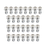 30 Piezas Remaches de Pétalo Tuerca Perno de Expansión Herramienta Tornillos de Tubo de Expansión Tuercas de Fijación para Anclaje de Tornillo de, remachadora de tuercas, M4x25
