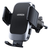 UGREEN Soporte Celular Automóvil, Base Porta Móvil Auto Giratorio 360° con Gancho Metálico y Botón de Liberación, Uso con Una Sola Mano para iPhone 16 15 14 13 Pro MAX, Galaxy S24 S23 S22 Ultra