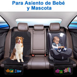 ADILIKADII Protector de Asiento de Coche 2Pzs, Funda Protectora para Silla de Coche Infantil con Bolsa de Almacenamiento, Tela 600D Antideslizante Fácil de Limpiar Impermeable para SUV Sedán Automovil