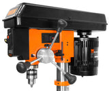 WEN - Prensa de taladro de mesa de 10 pulgadas, motor de velocidad variable de 6.2 amperios con construcción de hierro fundido y láser (DP1062V)