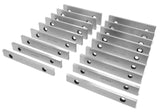 WEN 10349 - Juego paralelo de 18 piezas de precisión de 1/4 pulgadas con funda, cromo