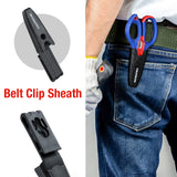 WORKPRO - Tijeras de acero inoxidable, tijeras de electricista profesional de 6.4 pulgadas con pelacables para cable suave (no aptas para uso en buceo)