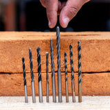 Juego de brocas 9  alta velocidad, concreto y madera