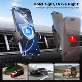 APPS2Car Soporte para Celular Automóvil 3 en 1 Potente Ventosa Porta Celular para Auto Parabrisas/Salpicadero/Ventilación Base Celular para iPhone, Samsung, Xiaomi Redmi, etc. para Fundas Gruesas