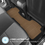 BDK ProLiner - Alfombrillas de Piso para Coches, Camiones, SUV, 3 Piezas para Todo Tipo de Clima con diseño de Ajuste Universal, Alfombrillas duraderas con Bordes de Captura, Alfombrillas de Goma