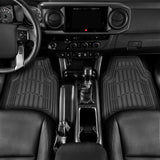 Alfombrillas de goma Cat para todo tipo de clima, para coche, camión, SUV y furgoneta, protección total, ribete duradero para adaptarse a revestimientos resistentes, sin olor, negro, número de modelo: CAMT-1004-BK