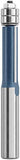 Broca fresadora para ruteadora de plantilla de doble flauta con punta de carburo de 1/2 pulgadas x 1-1/2 pulgadas