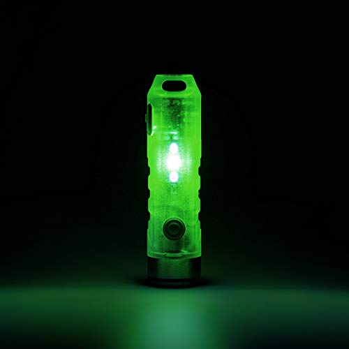 RovyVon Aurora A5x Llavero Linterna Cuerpo Luminoso, 650 Lúmenes Exteriores Mini EDC Recargable Brillante Multifuncional Linterna LED con Luz Lateral, Idea como Regalo de Vacaciones
